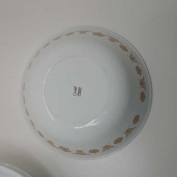 FOUR Corelle Butterfly Gold 8 1/2 in. Serving Bowls - Picture 4 of 5